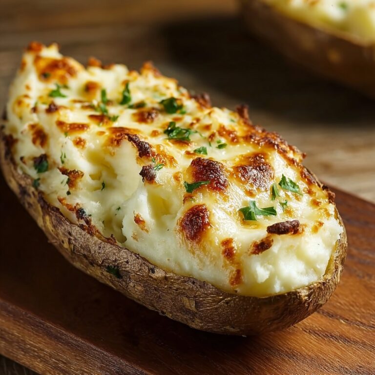 Twice-Baked Potatoes with Cheddar, Bacon, and Green Onions Recipe