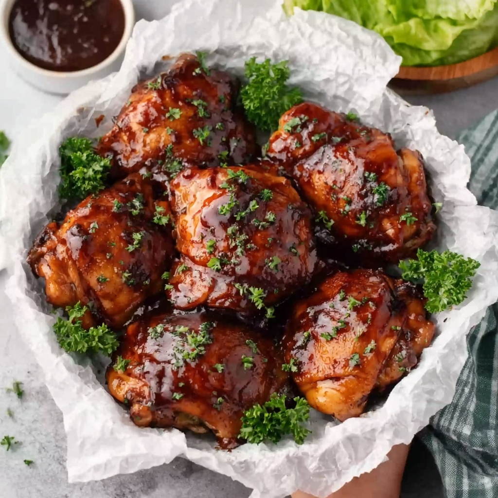 Slow Cooker BBQ Chicken Thighs Recipe - Recipe Image