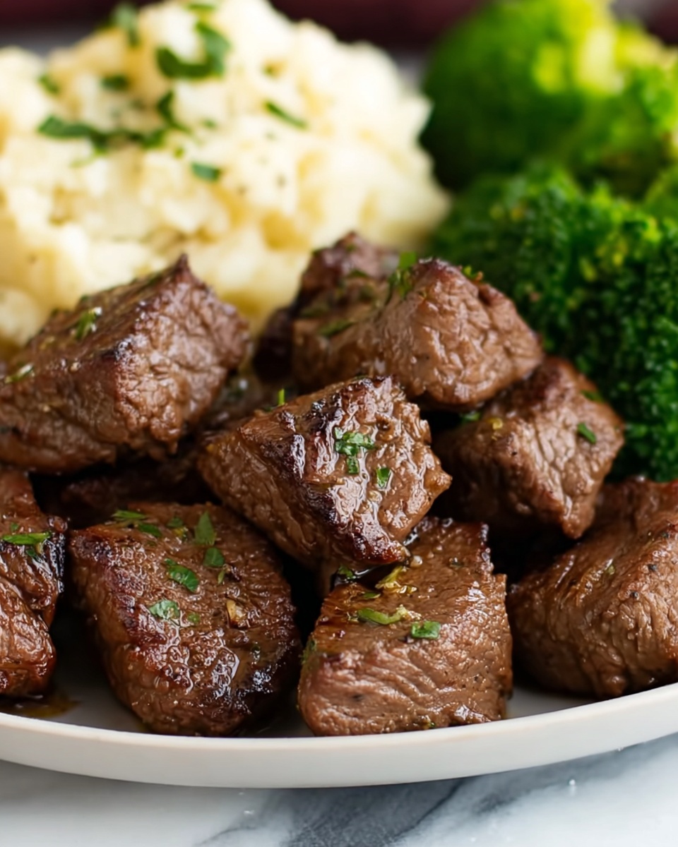 Air Fryer Steak Bites Recipe - Recipe Image