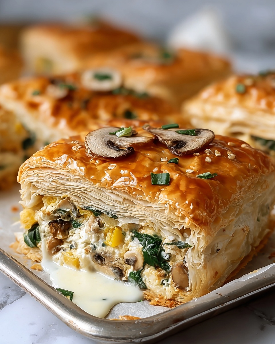 Cheesy Baked Vegetable Rolls Recipe - Recipe Image