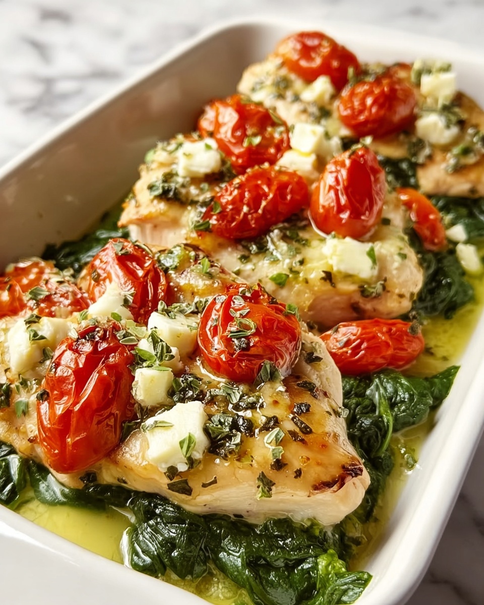 Low Carb Chicken with Spinach and Goat Cheese Recipe - Recipe Image
