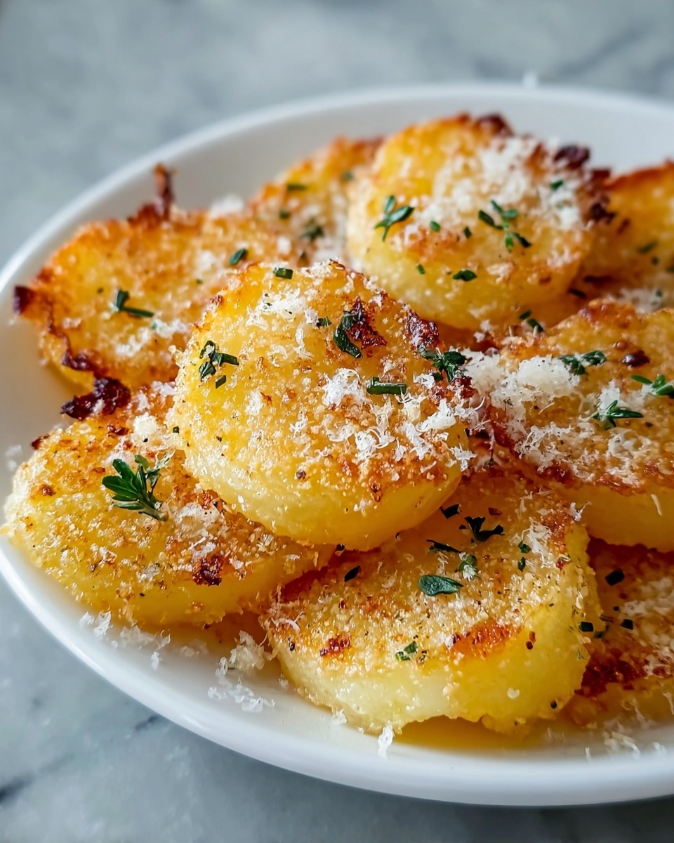 Oven Crispy Parmesan Potatoes Recipe - Recipe Image