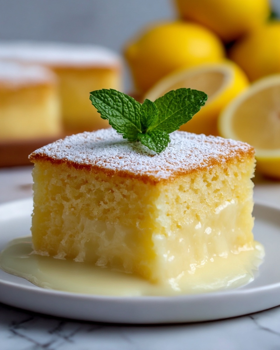 Lemon Custard Cake Recipe - Recipe Image