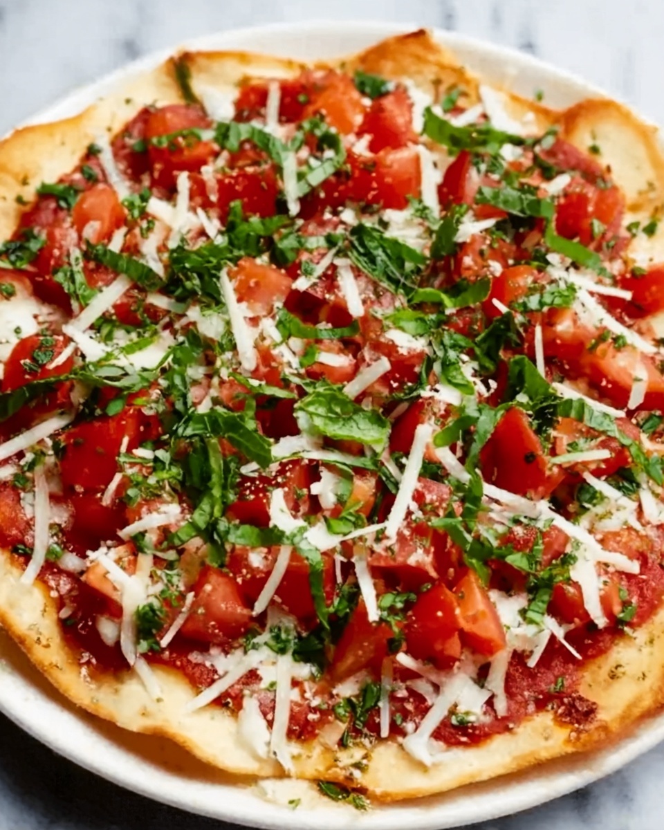 Bruschetta Dip with Feta, Cream Cheese, and Fresh Basil Recipe - Recipe Image