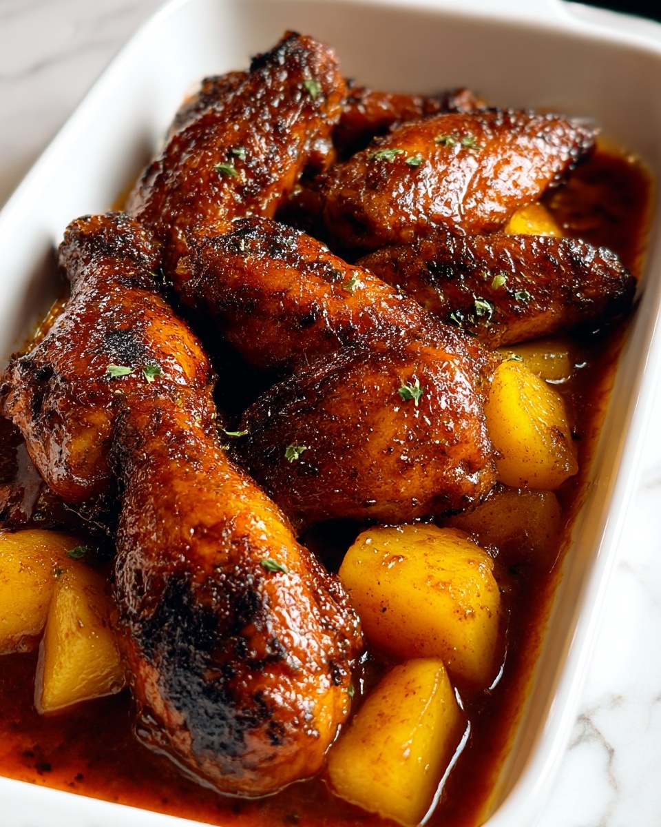 Baked Jamaican Chicken Wings Recipe - Recipe Image