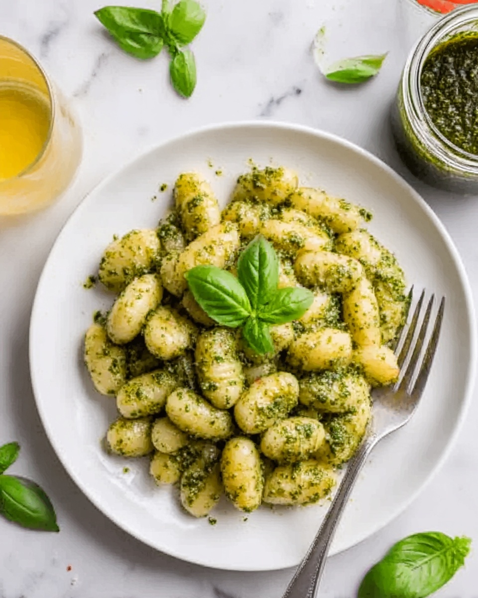 Creamy Pesto Gnocchi for Two Recipe - Recipe Image