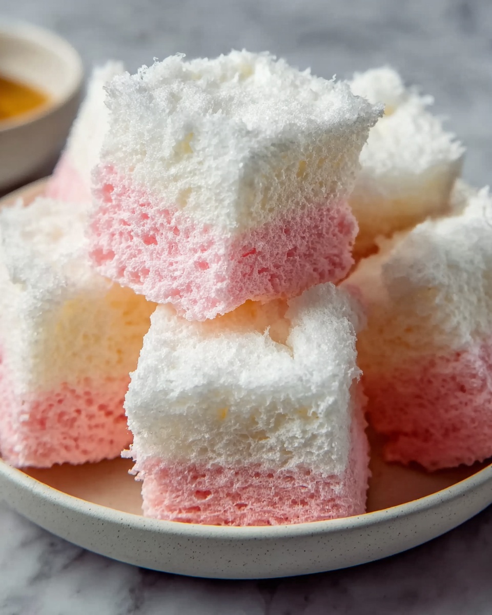 Pink and White Coconut Ice Squares Recipe - Recipe Image
