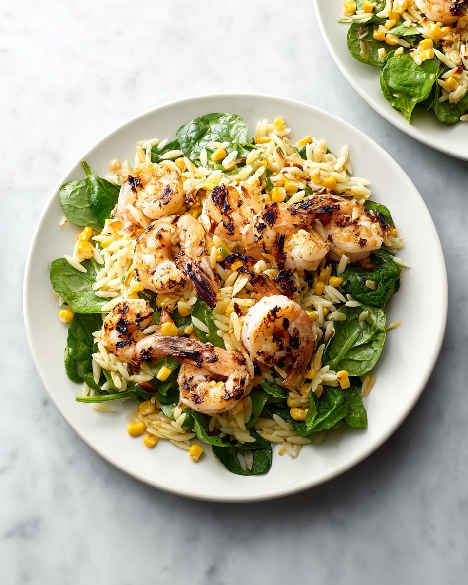 Cajun Grilled Shrimp and Orzo Salad Recipe - Recipe Image