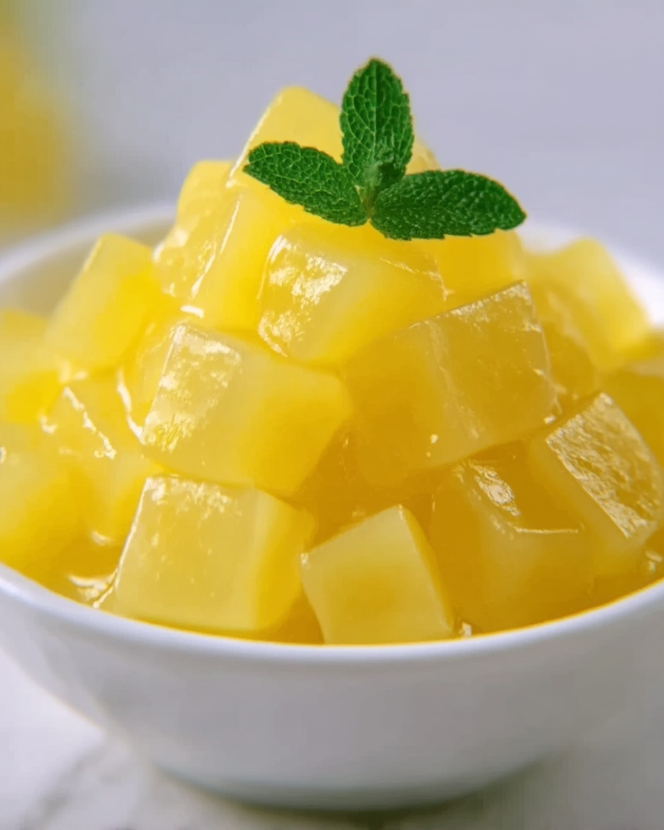 Creamy Pineapple Lemon Jello Recipe - Recipe Image