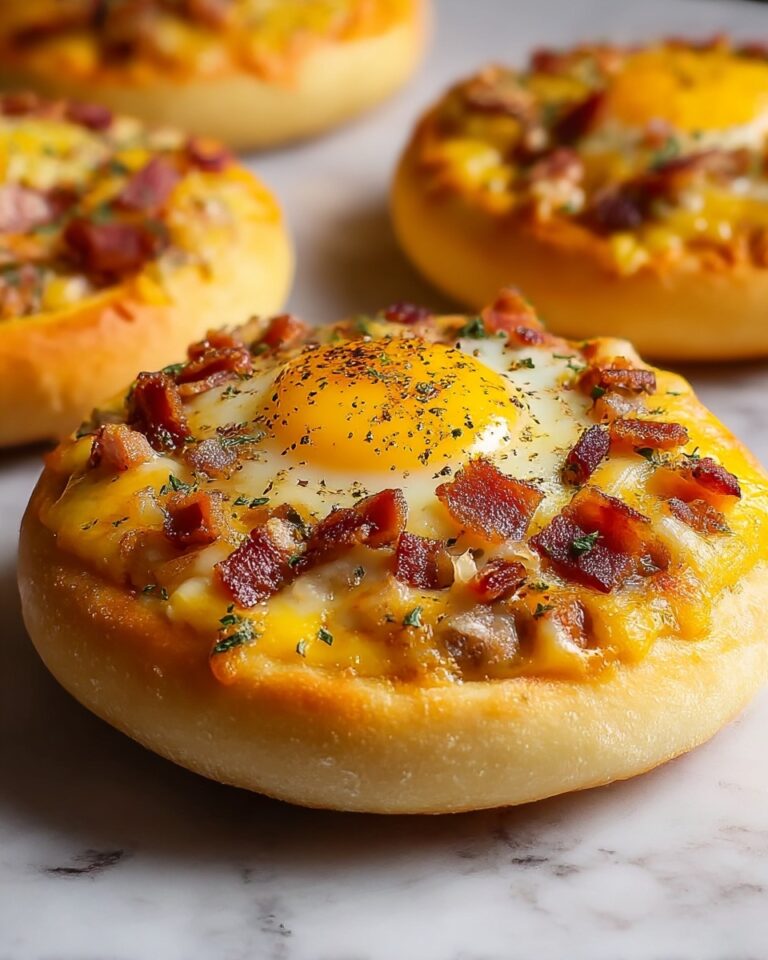 English Muffin Breakfast Pizza Recipe