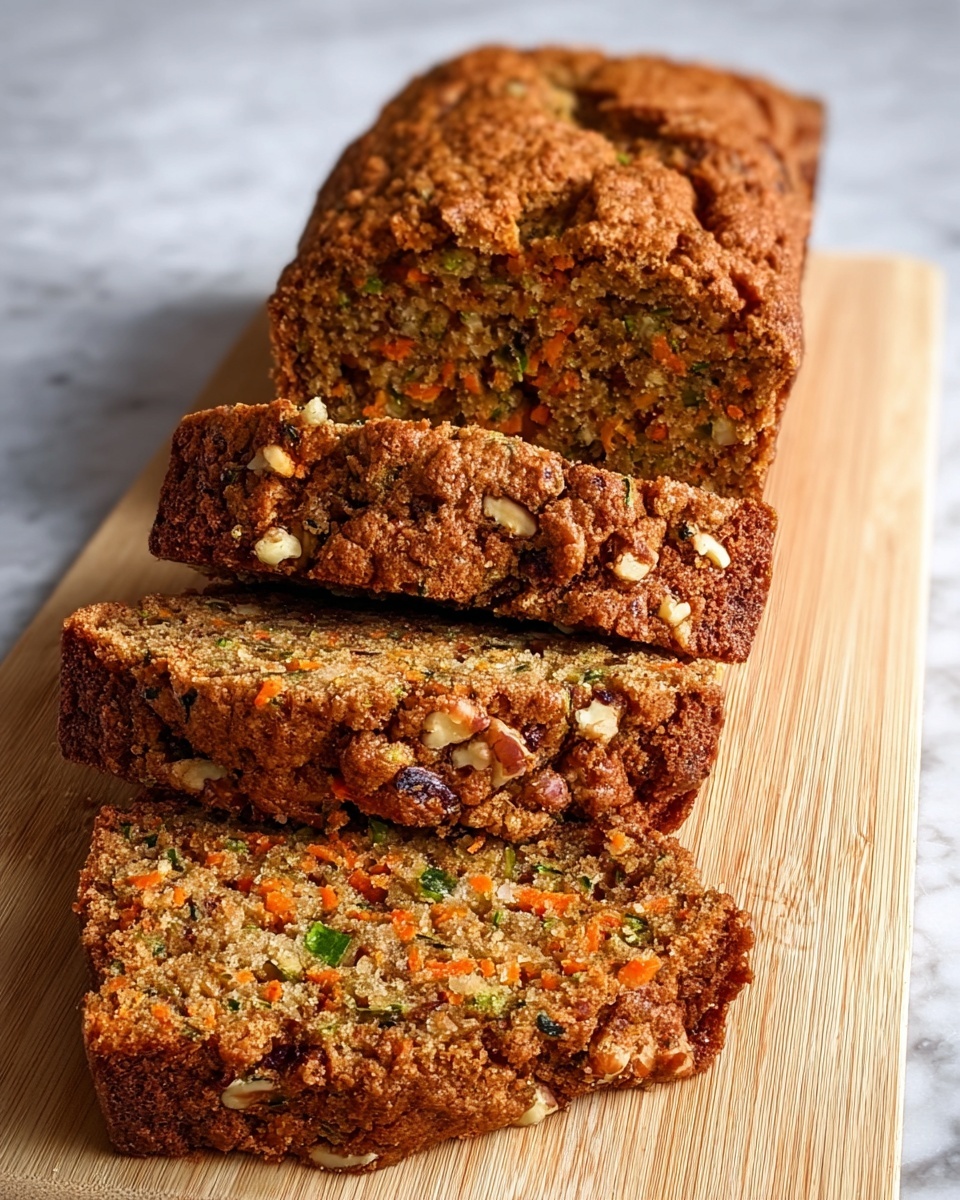 Spiced Zucchini Carrot Bread Recipe - Recipe Image