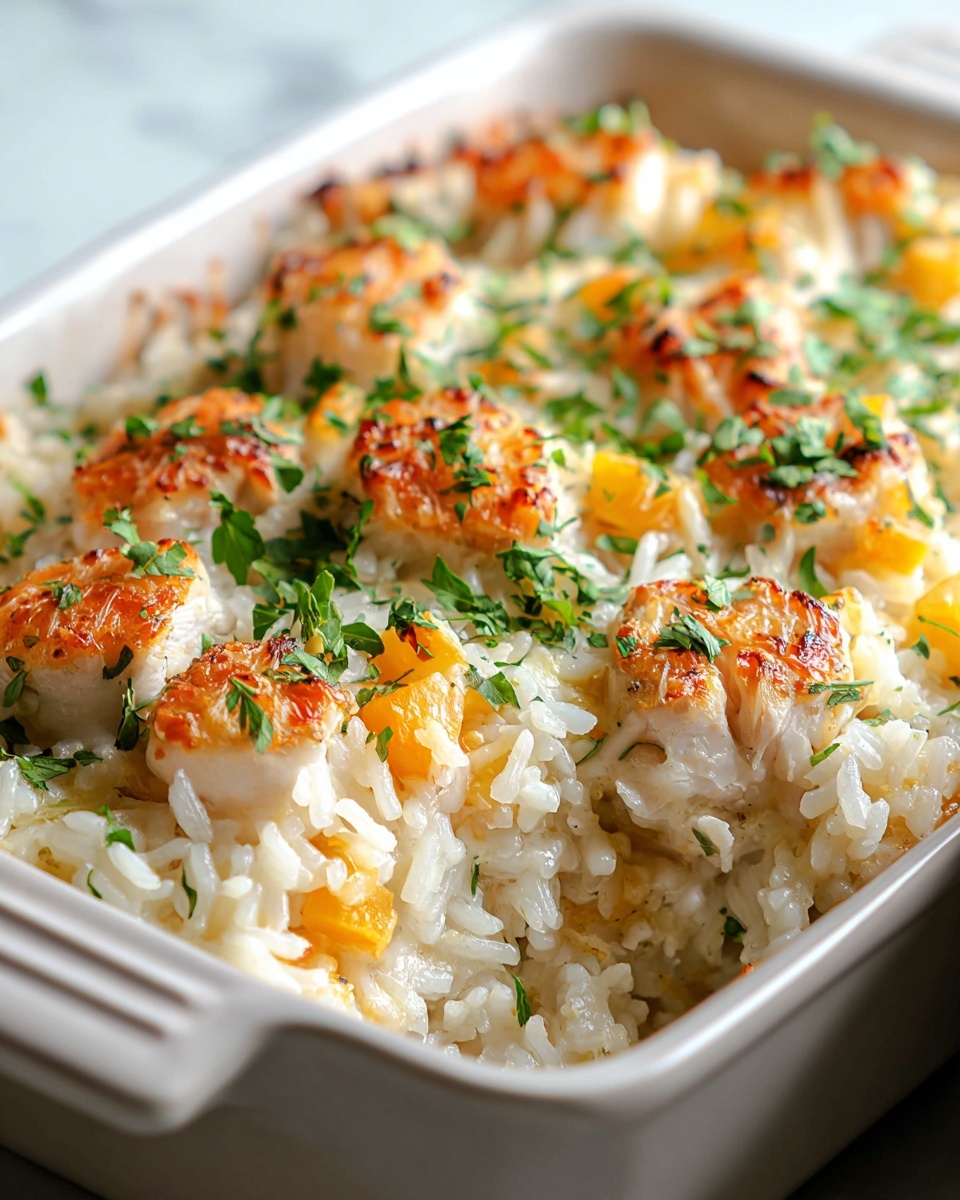 Easy Chicken and Rice Casserole Recipe - Recipe Image
