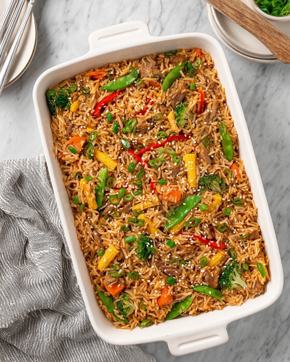 Easy Teriyaki Chicken Casserole Recipe - Recipe Image