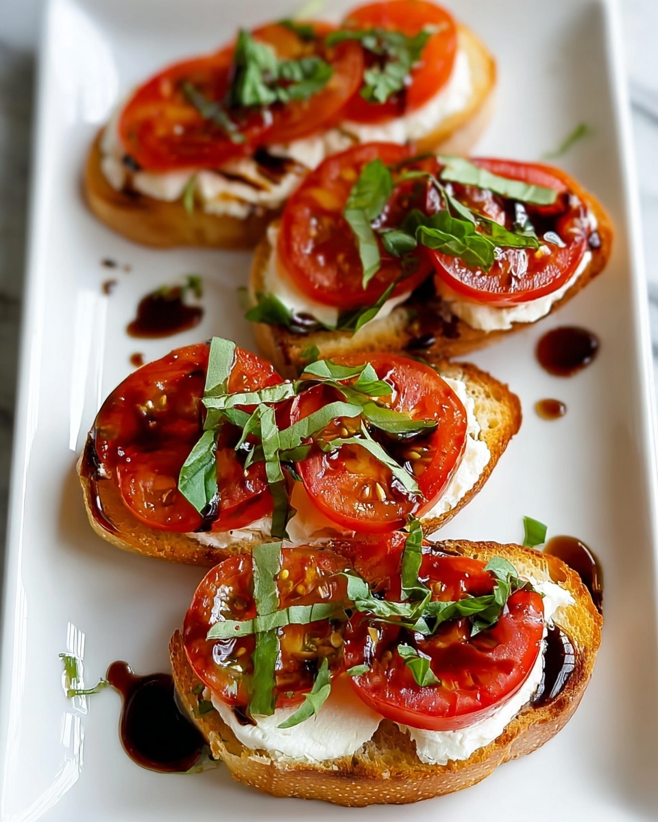Fresh Tomato Goat Cheese Crostini Delight Recipe - Recipe Image