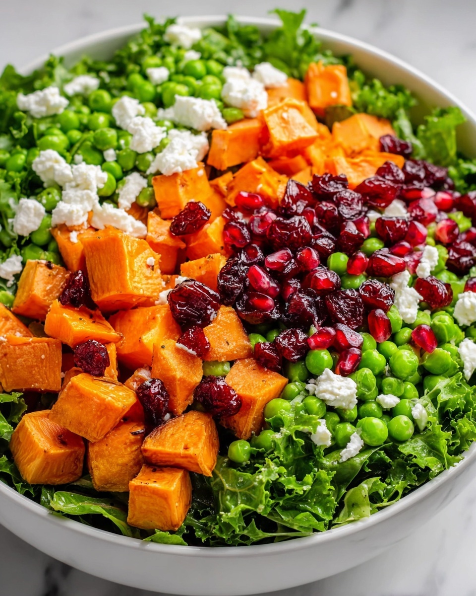 Fresh Roasted Sweet Potato Salad with Red Bell Pepper, Cucumber, and Lemon Honey Dressing Recipe - Recipe Image