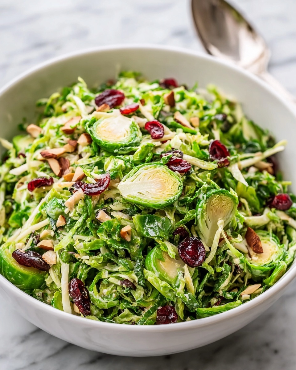 Fresh Shaved Brussels Sprout Salad Recipe - Recipe Image