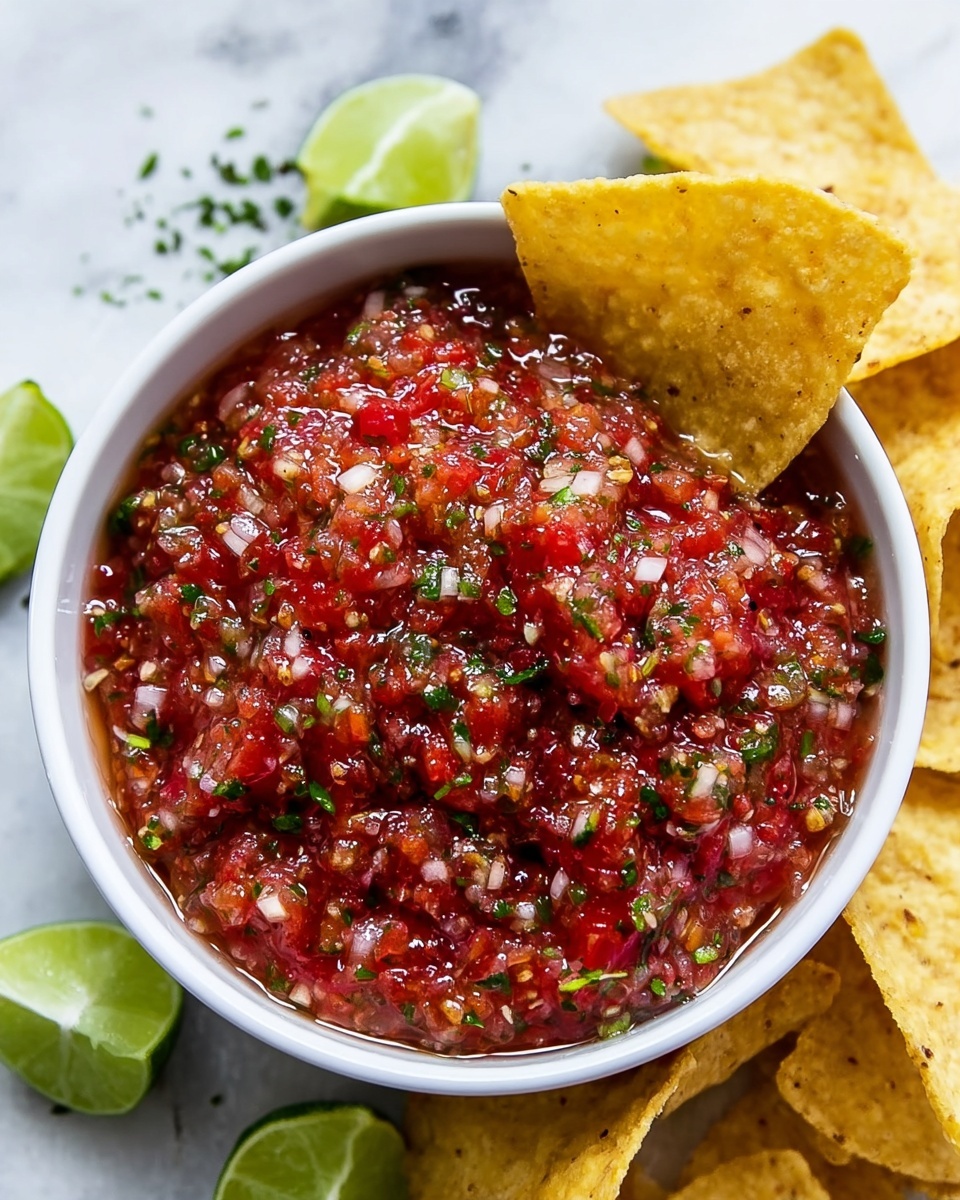 Fresh Homemade Salsa Recipe - Recipe Image