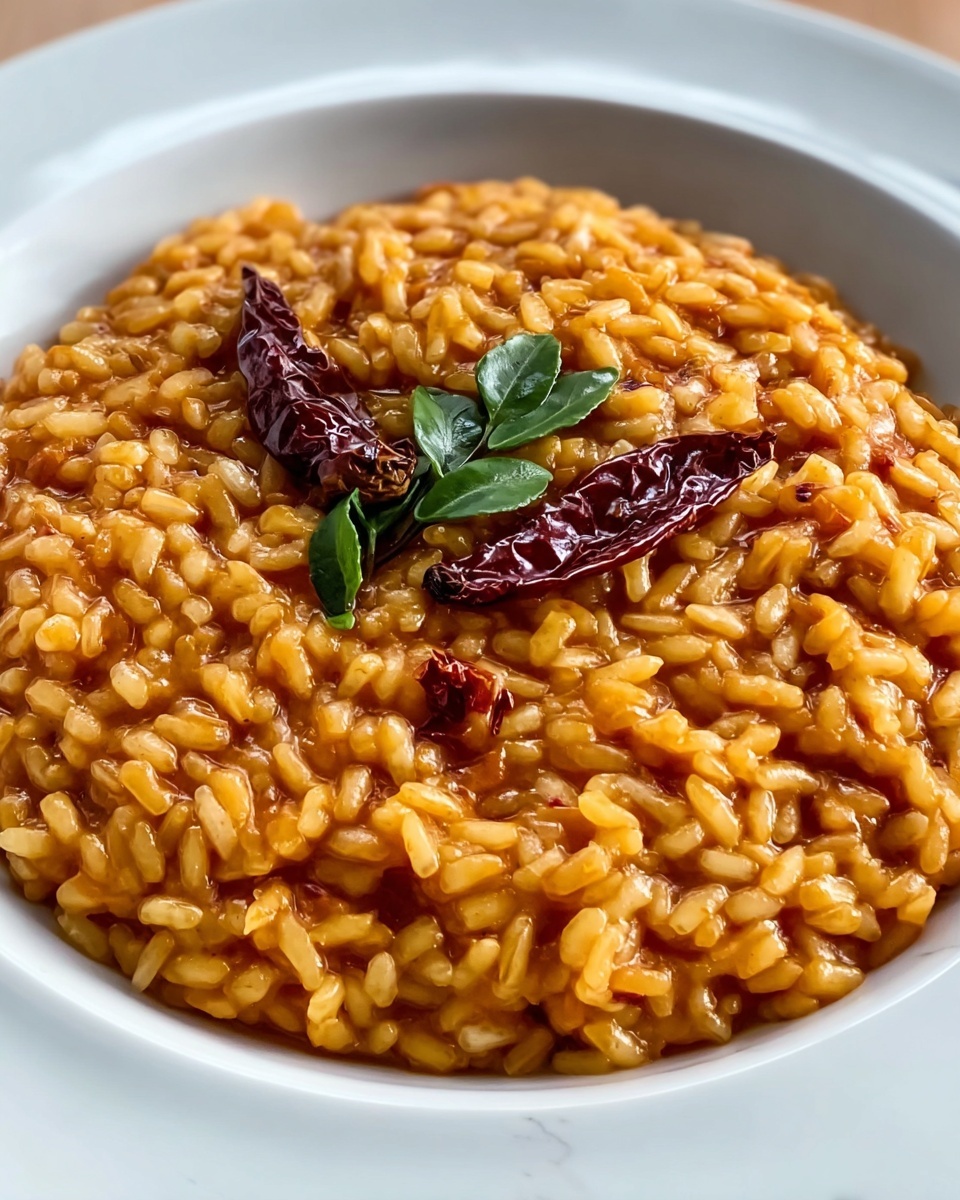 Creamy Black Garlic Sundried Tomato Risotto Recipe - Recipe Image
