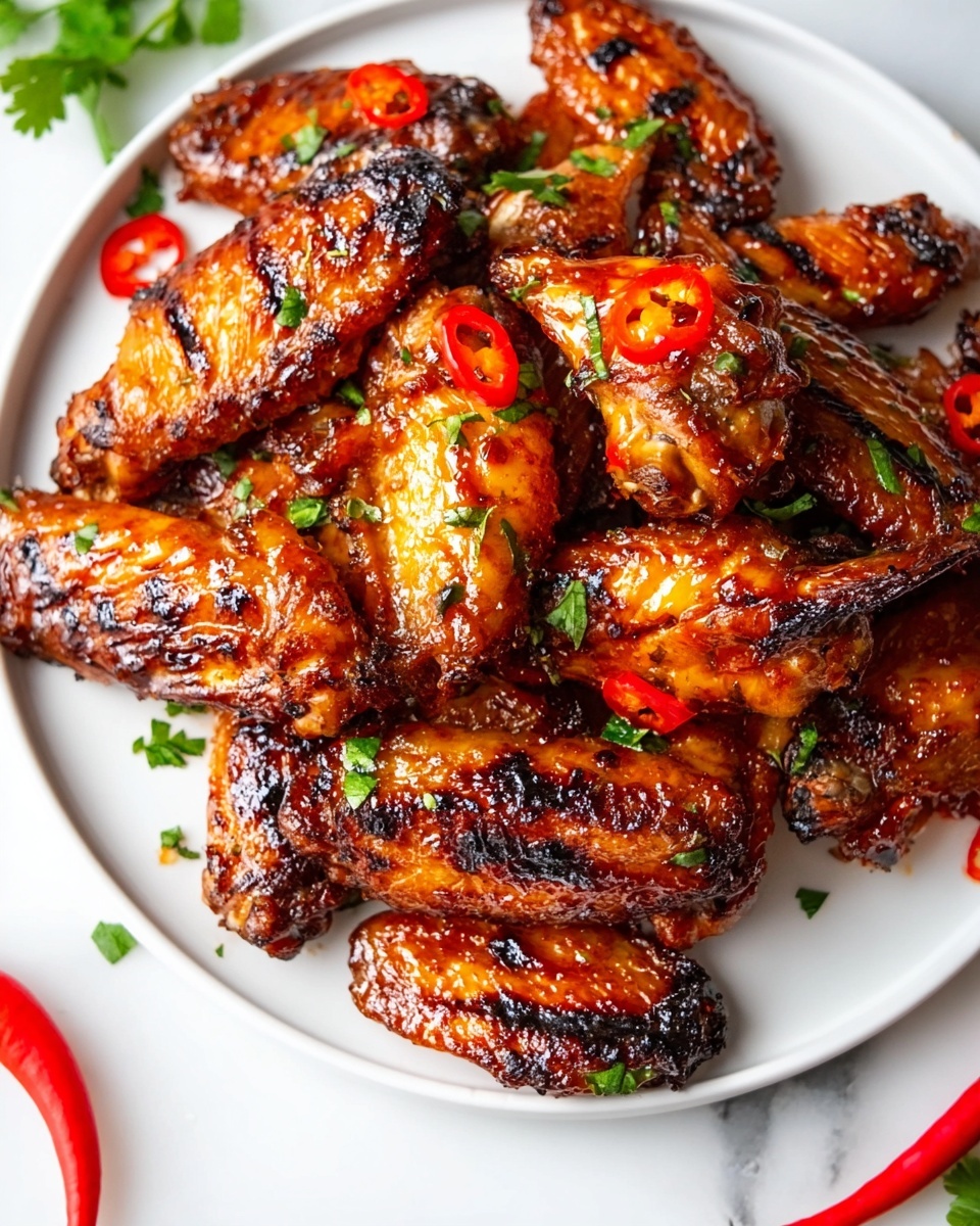 Savory Harissa Honey Chicken Wings Recipe - Recipe Image