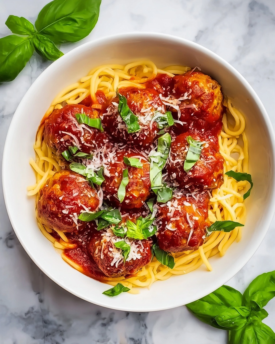 Classic Homemade Meatball Marinara Recipe - Recipe Image