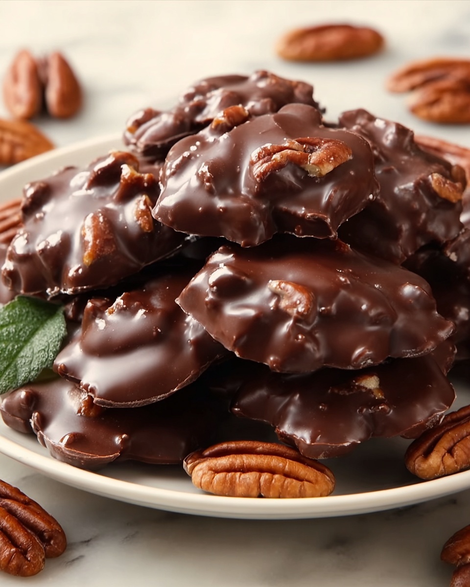 Chocolate Pecan Turtle Clusters Recipe - Recipe Image