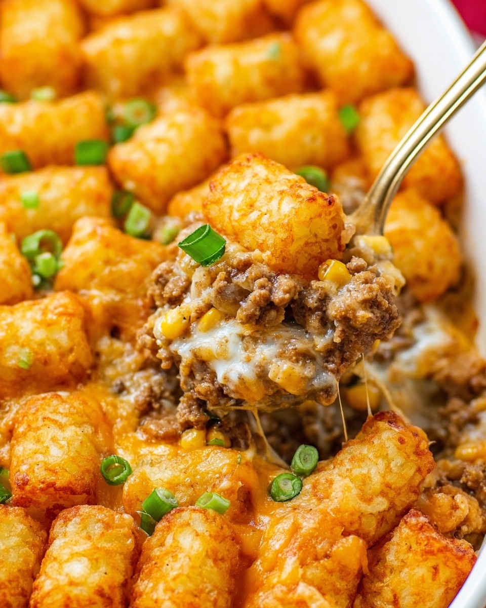 Tater Tot Casserole Recipe - Recipe Image