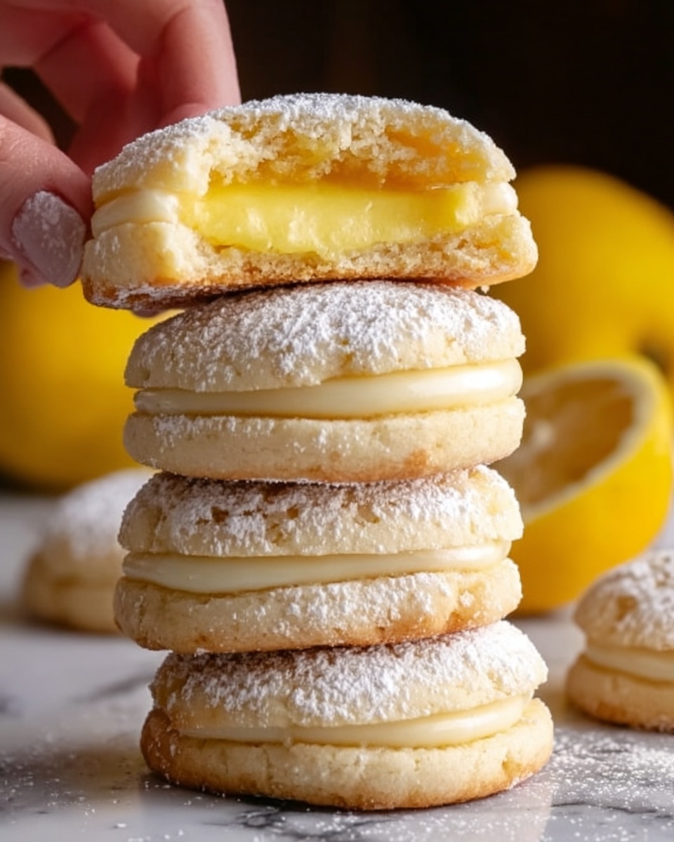 Stuffed Lemon Cookies Recipe - Recipe Image