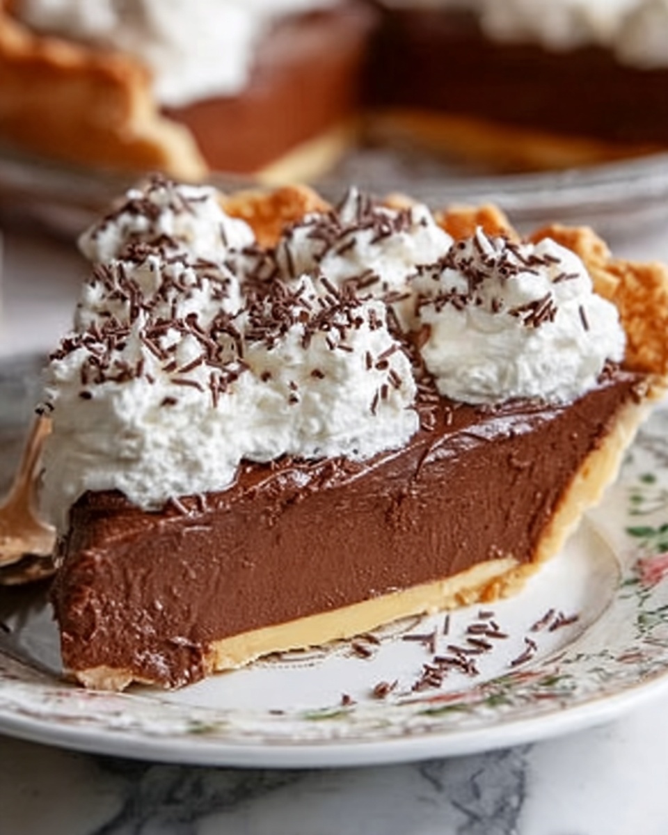 Easy Chocolate Pie Recipe - Recipe Image