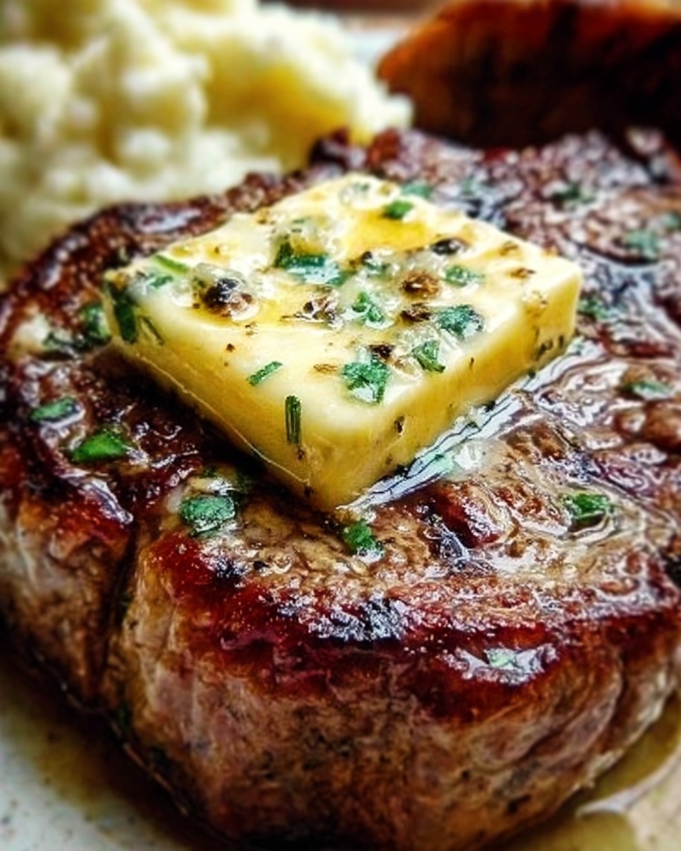 Marinated Air Fryer Ribeye Steak Recipe - Recipe Image