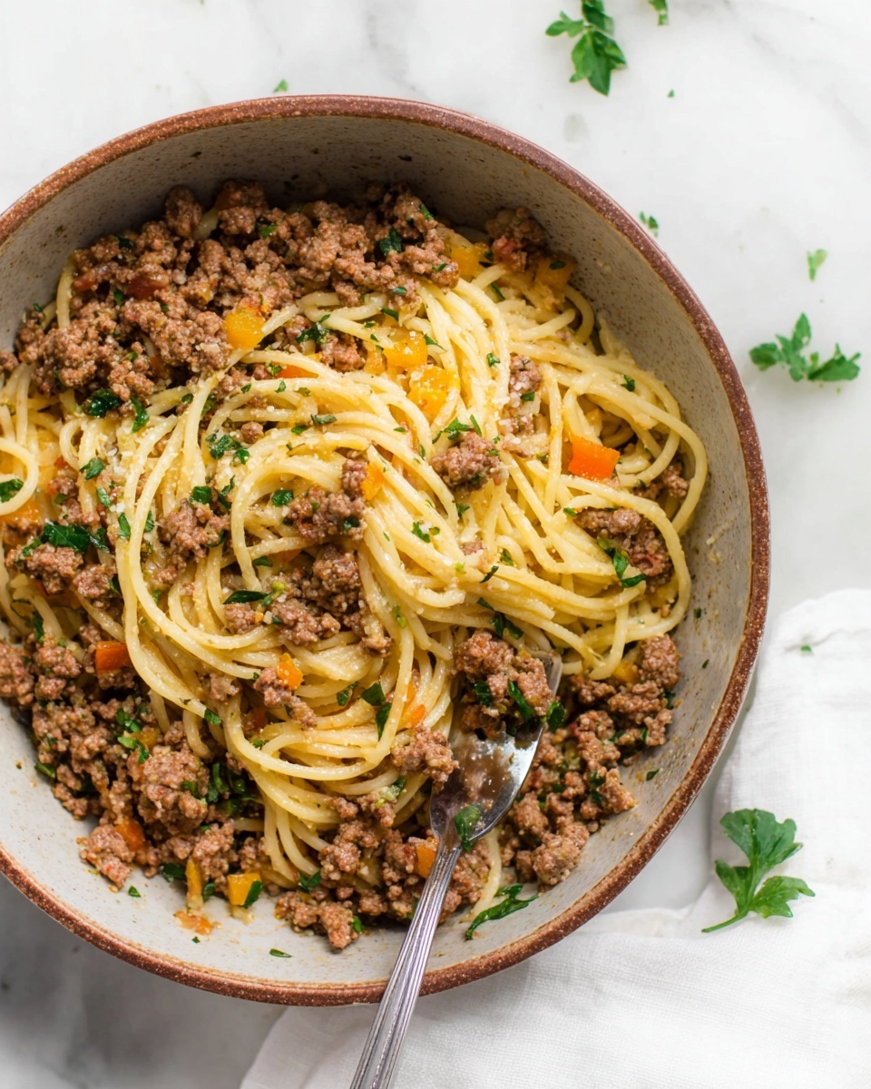 Instant Pot Spaghetti Sauce with Ground Meat and Vegetables Recipe - Recipe Image