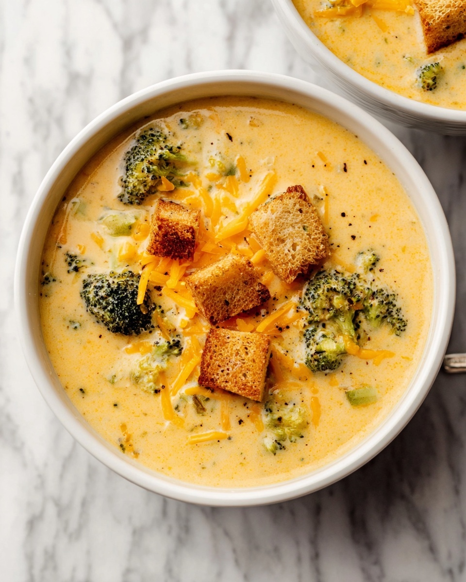 Easy Broccoli Cheddar Soup Recipe - Recipe Image