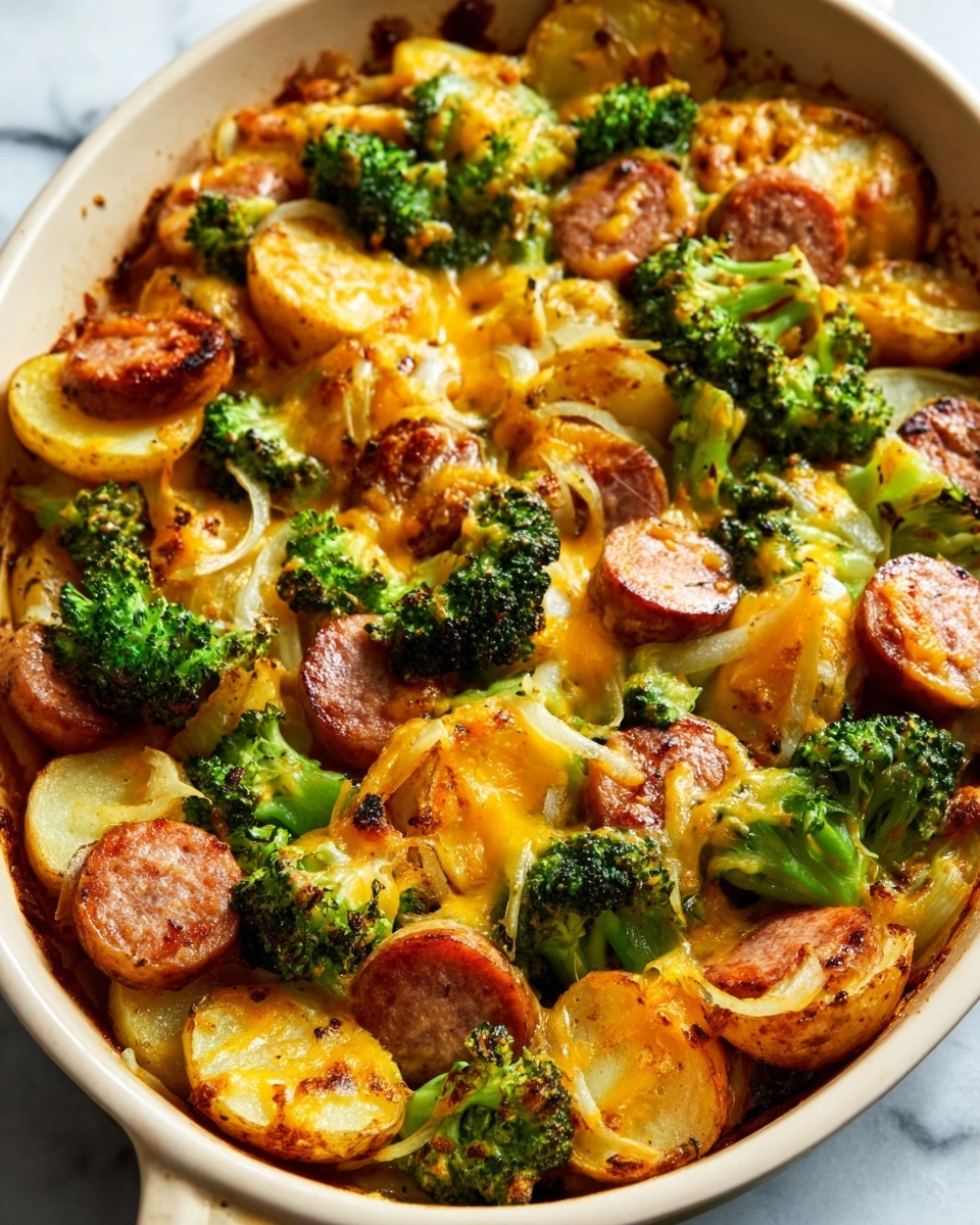 Sausage Potato Broccoli Skillet Recipe - Recipe Image