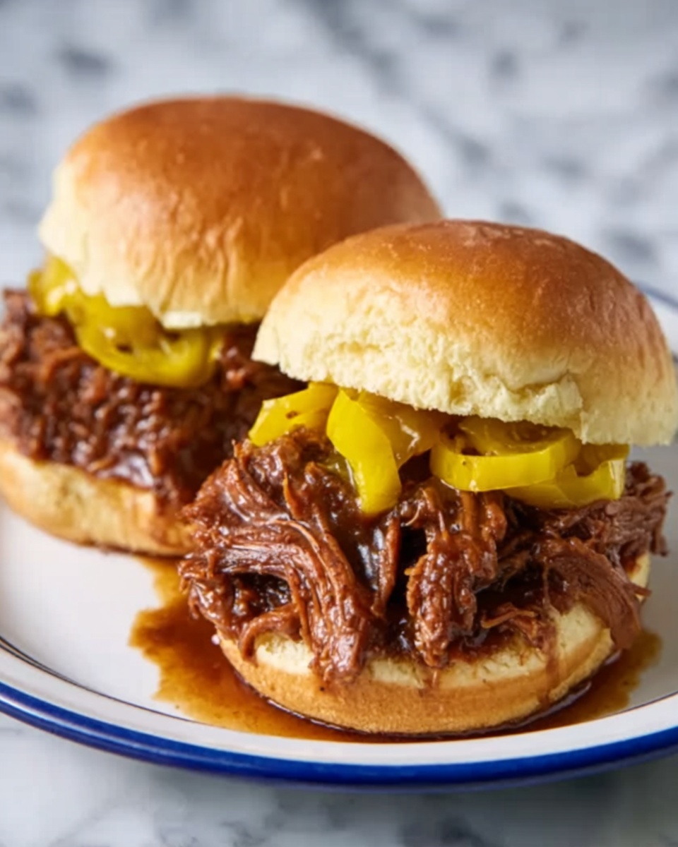 Slow Cooker Mississippi Pot Roast Sliders Recipe - Recipe Image