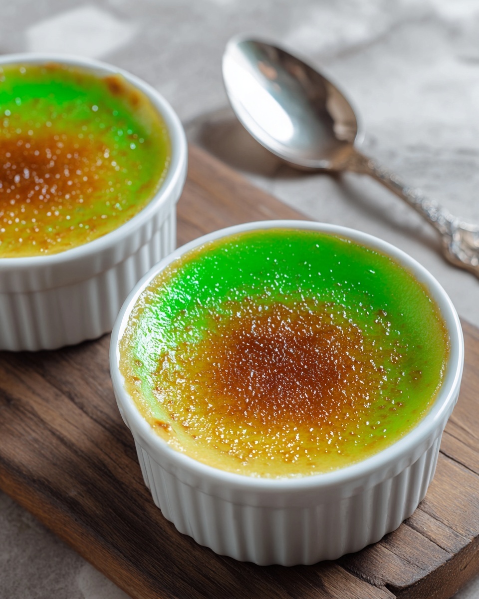 Pandan Creme Brûlée Recipe - Recipe Image