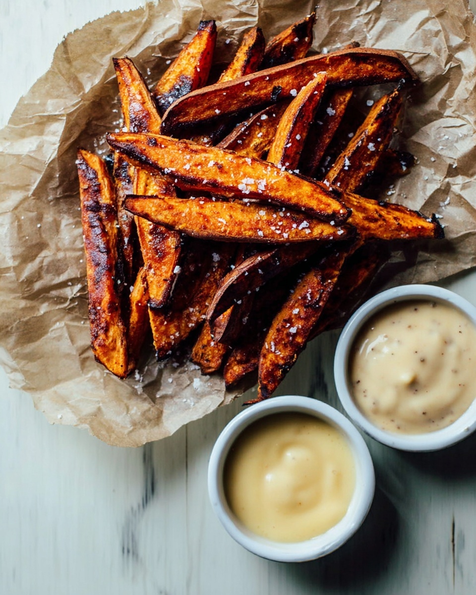 Beer-Soaked Oven Fries with Homemade Dipping Sauces Recipe - Recipe Image