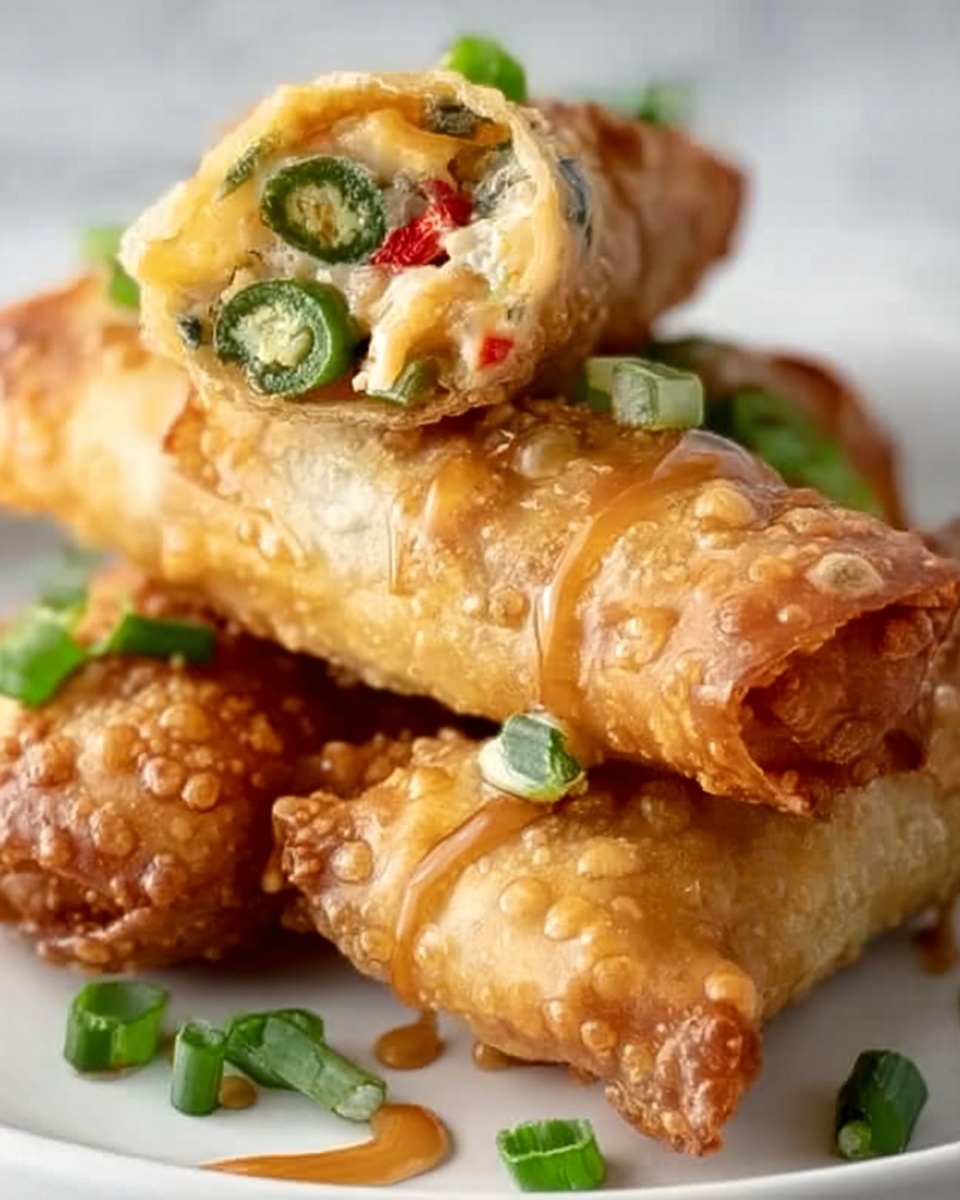 Mini Jalapeno Popper Egg Rolls Recipe - Recipe Image
