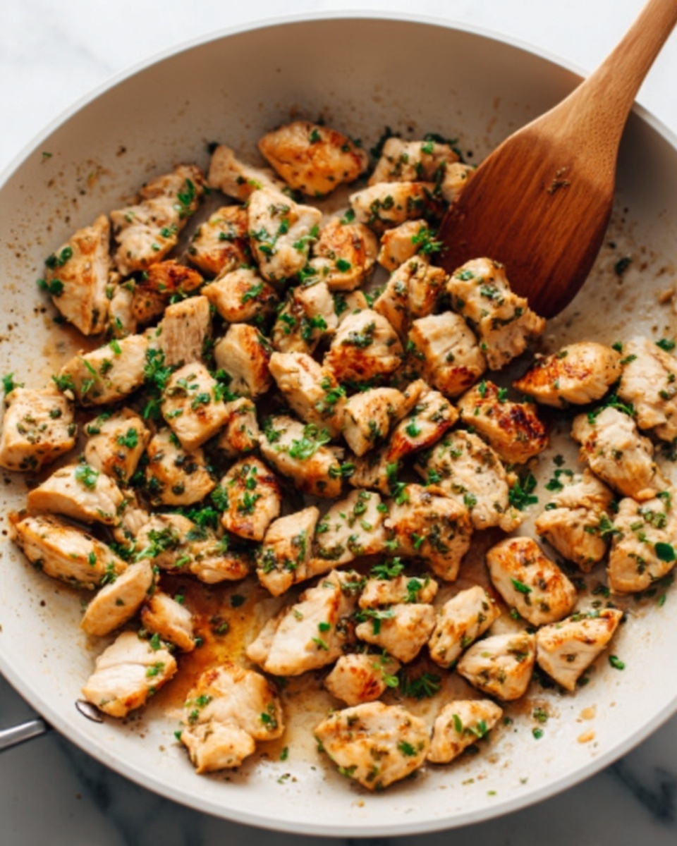 Garlic Butter Chicken Bites Recipe - Recipe Image