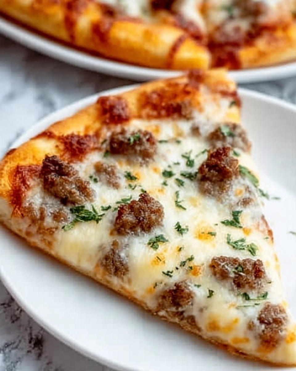 Biscuits & Sausage Gravy Breakfast Pizza Recipe - Recipe Image