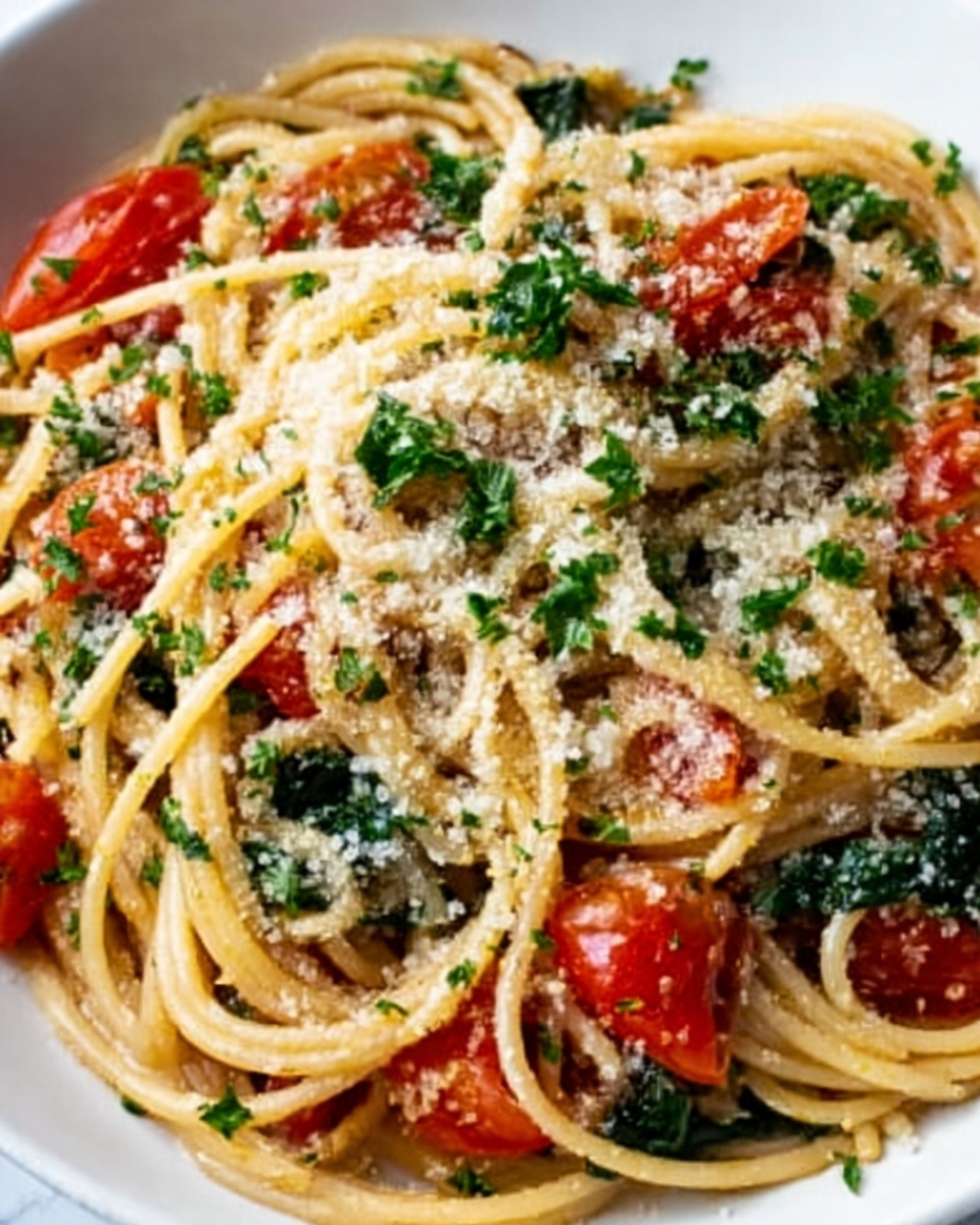One-Pot Vegetarian Spaghetti Recipe - Recipe Image