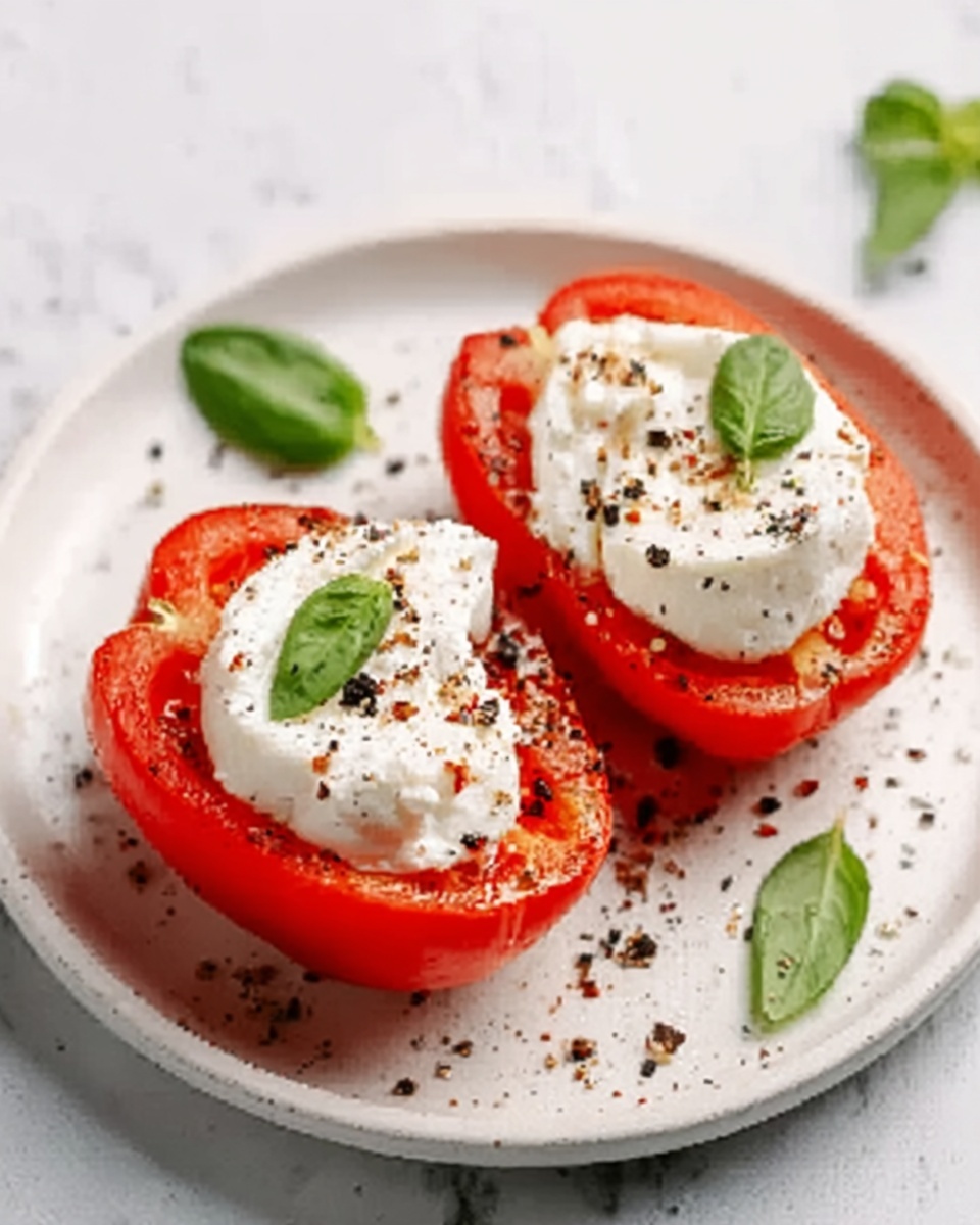 Tomato Burrata Bites Recipe - Recipe Image
