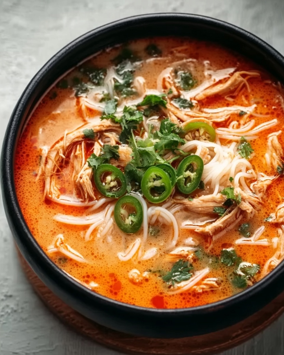 Spicy Chicken Soup with JalapeƱos, Cumin, and Lime Recipe - Recipe Image