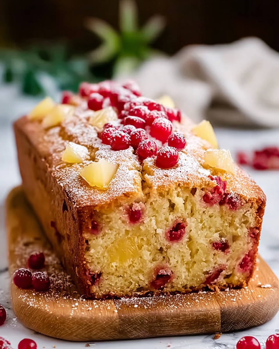 Pineapple Cherry Quick Bread: A Bright, Moist, and Easy Fruit Loaf Recipe - Recipe Image