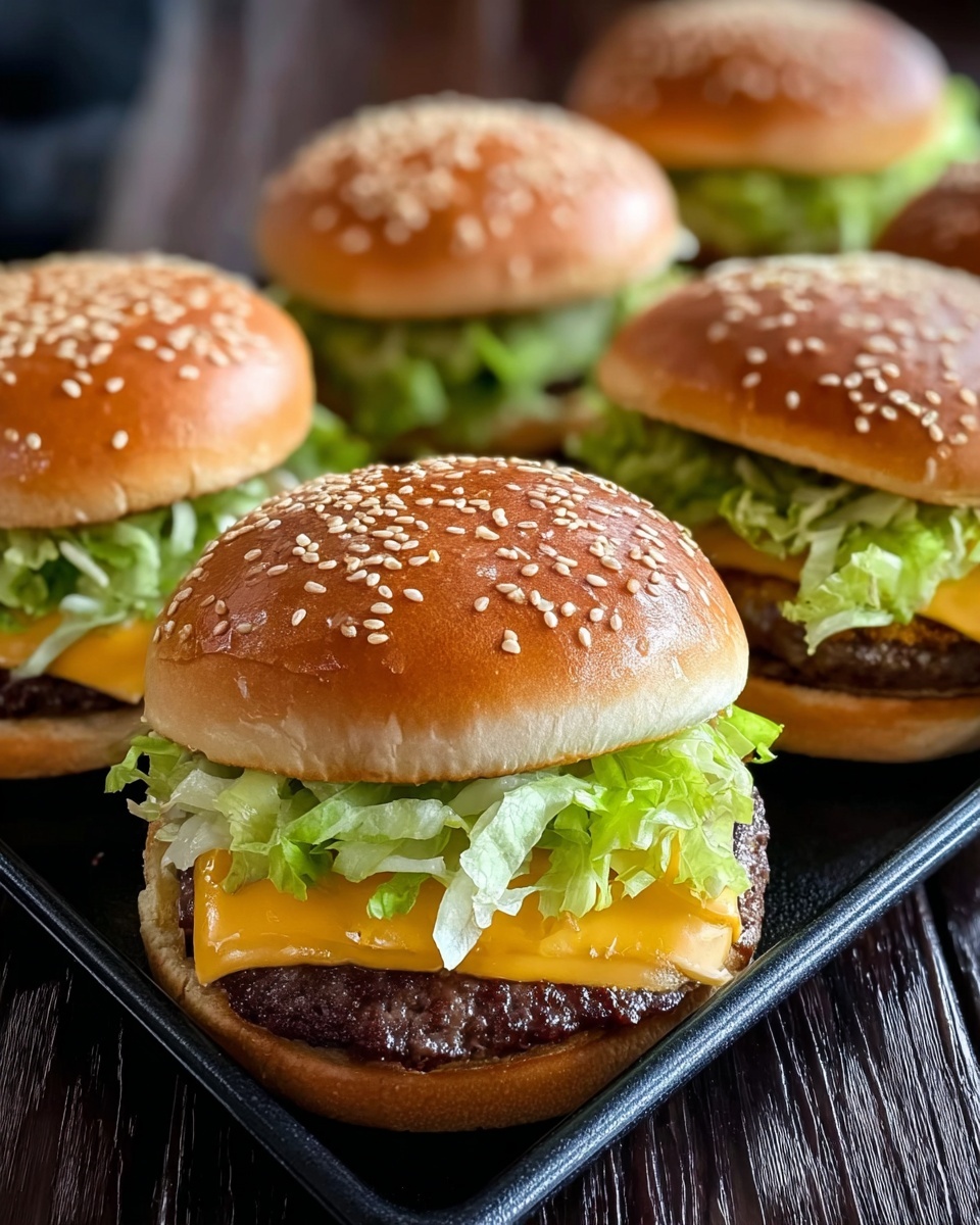 Mini Big Mac Recipe: A Bite-Sized Twist on the Fast Food Classic Recipe - Recipe Image