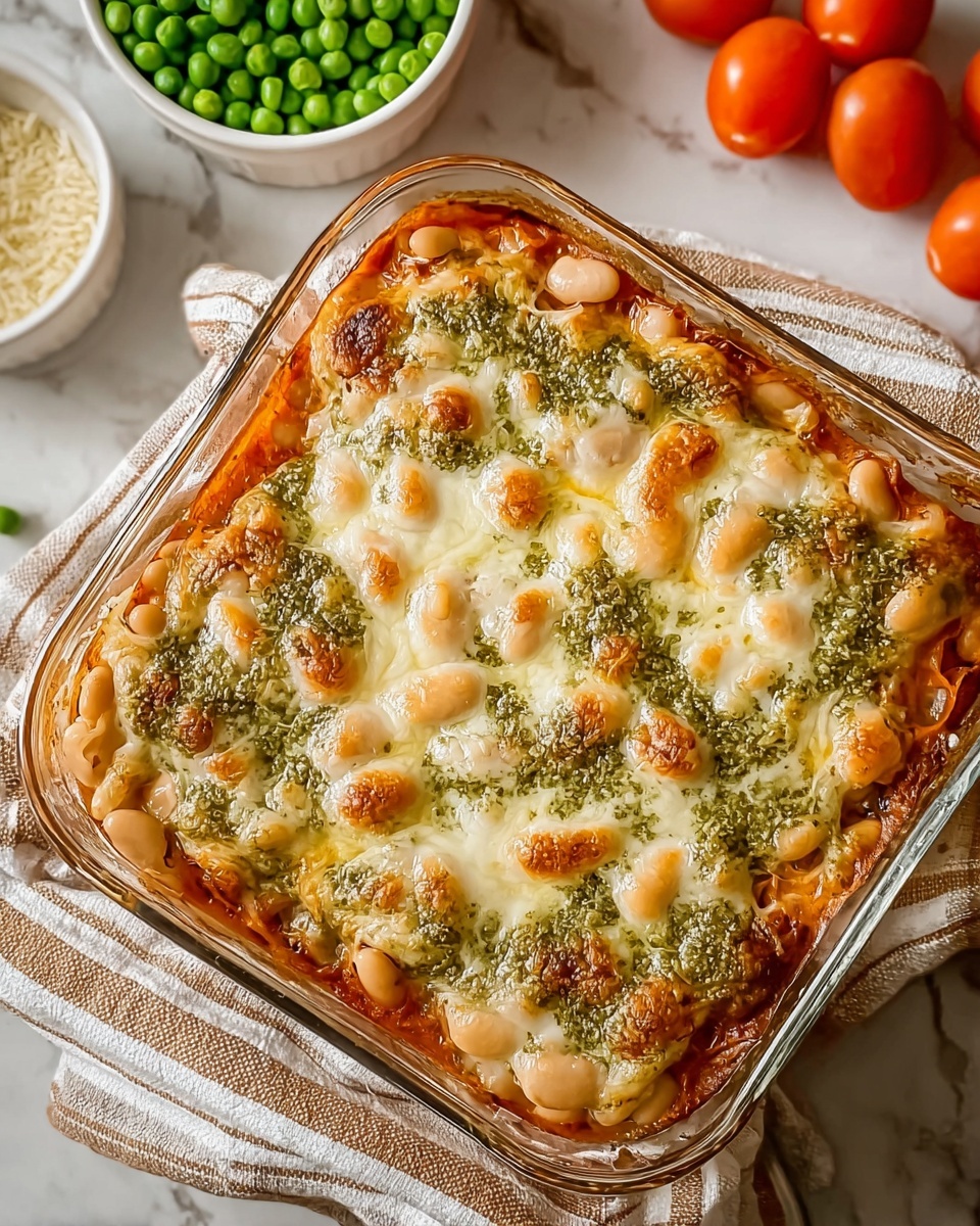 White Bean and Pesto Bake Recipe - Recipe Image