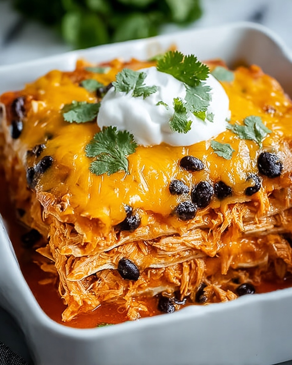 Slow Cooker Enchilada Casserole Recipe - Recipe Image