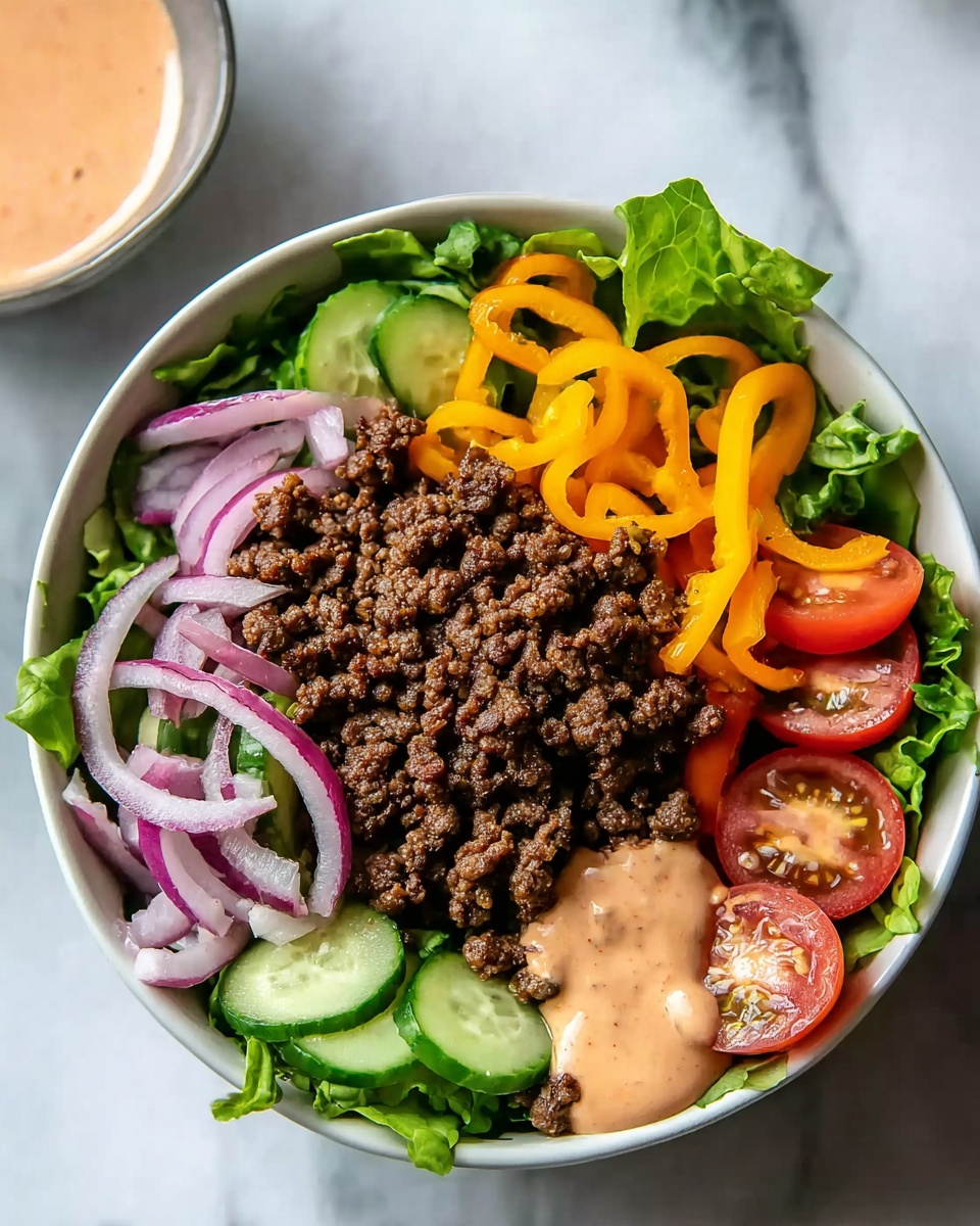 Healthy Burger Bowls with Special Sauce Recipe - Recipe Image