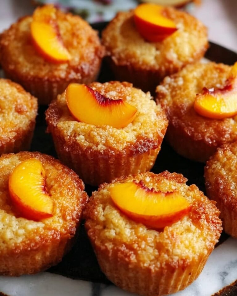 Peach Financiers: Elegant French Almond Cakes Recipe