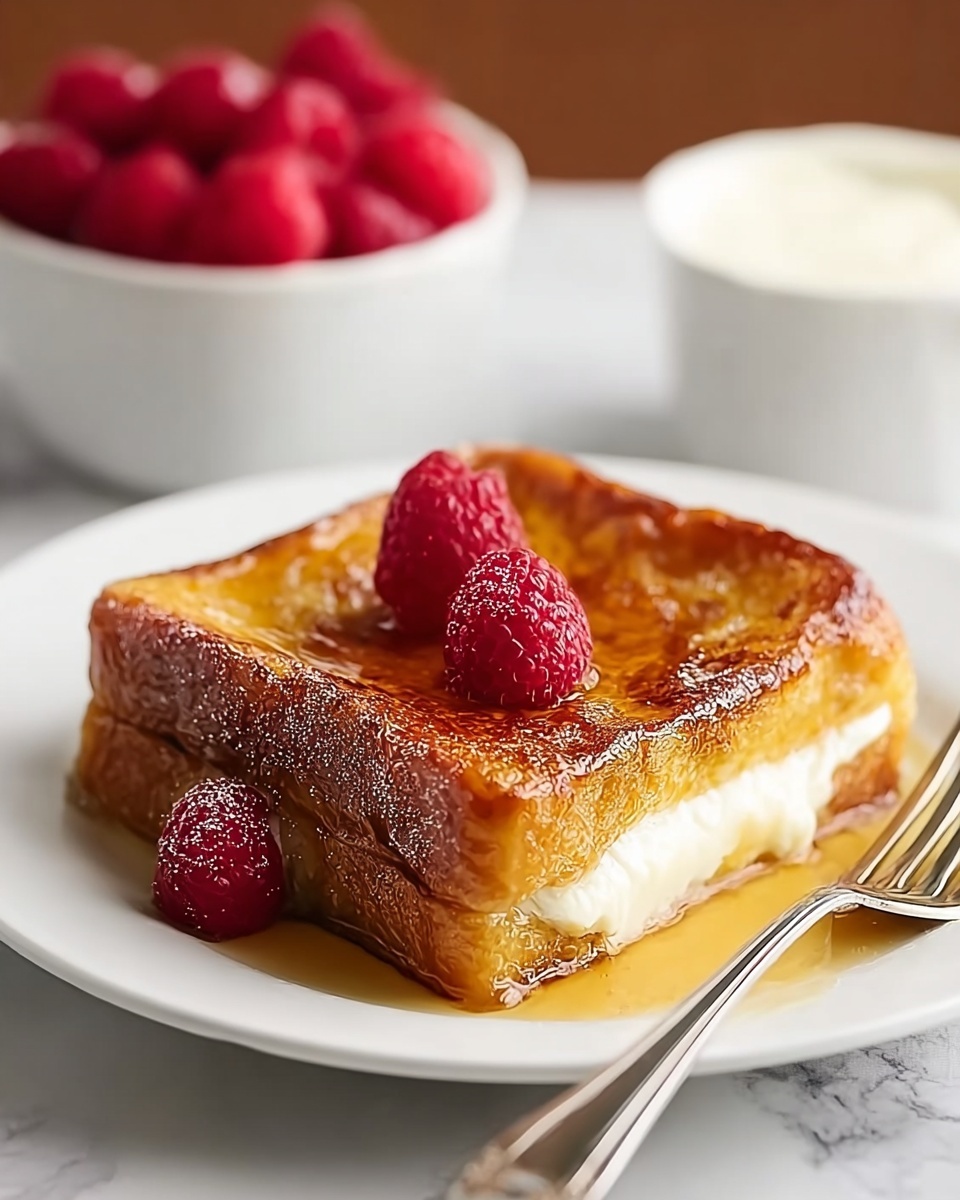 Overnight Caramel Crème Brûlée French Toast Bake Recipe - Recipe Image