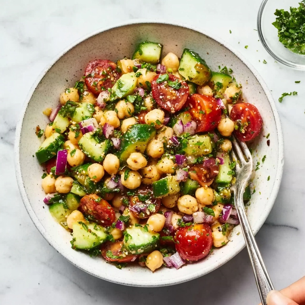 Mediterranean Chickpea Salad Recipe - Recipe Image