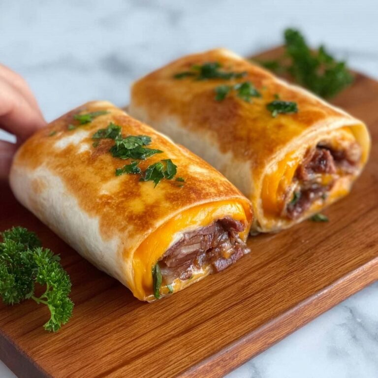 Garlic Butter Beef Cheeseburger Rollups Recipe